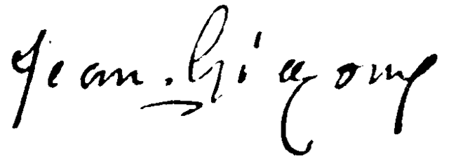 signature de Jean Gigoux
