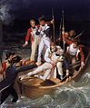 Admiral Nelson ranjen pri Tenerifu, avtor Richard Westall, 1806