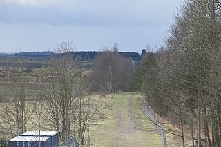 <span class="mw-page-title-main">Glamis railway station</span> Disused railway station in Glamis, Angus