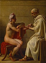 Socrates and Alcibiades, Christoffer Wilhelm Eckersberg.jpg
