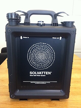<span class="mw-page-title-main">Solvatten</span> Solar water-purification device