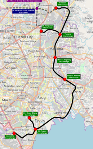 300px southeast metro manila interchange