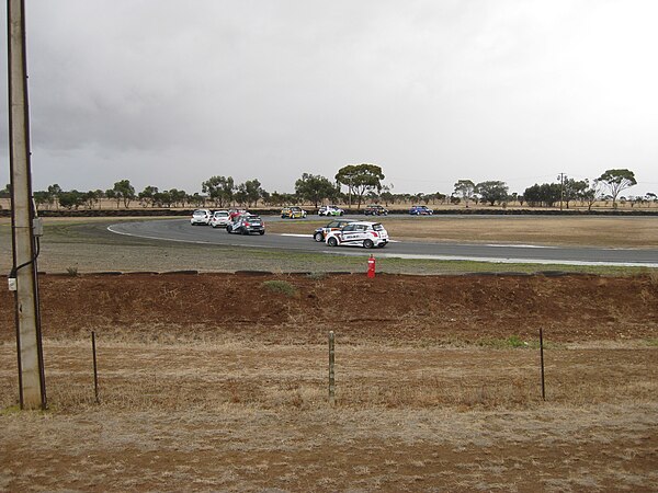 The Southern Hairpin at Mallala Motor Sport Park in 2013