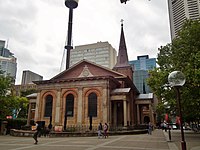 St James' Church, Sydney in Colonial Georgian architecture, built in 1824
