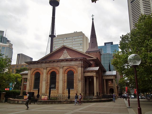 St James' Church, Sydney completed 1824.