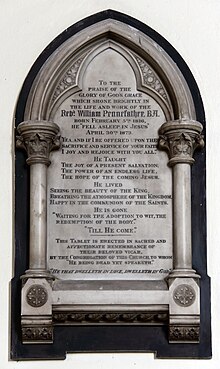 Wall monument in St Jude's, Mildmay Grove St Jude, Mildmay Grove - Wall monument - geograph.org.uk - 4236892.jpg