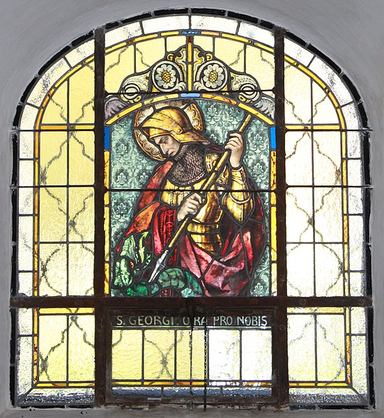 File:St Stefan an der Gail - Pfarrkirche - Fenster - Georg.JPG