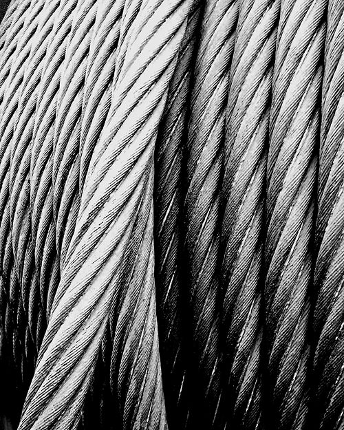 Steel wire rope. Канат па тросовой свивки, 22мм. Стальной канат 28 мм.