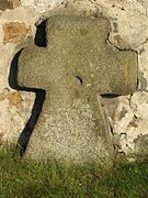 Croix de pierre (dite aussi « croix hussite » à Leppersdorf (Saxe)