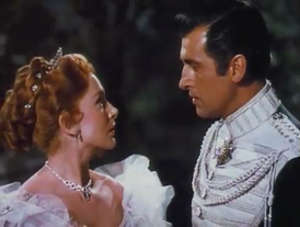 Stewart Granger ja Deborah Kerr elokuvassa The Prisoner of Zenda (1952 elokuva).png