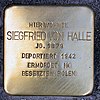 Stolperst saalgasse 9 from hall siegfried