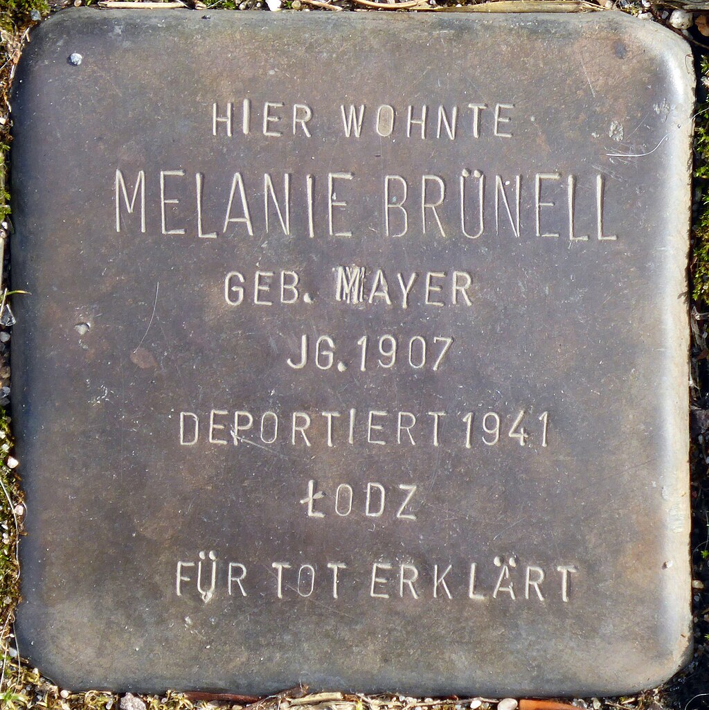 Stolperstein Köln, Melanie Brünell (Am Markt 6).jpg