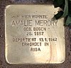 Stolperstein Yorckstr 74 (Kreuz) Amalie Merory.jpg