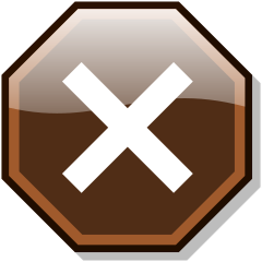 File:Stop x nuvola brown.svg