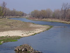 Middle course in the Upper Thracian Plain