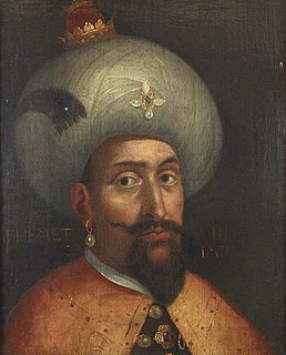 Mehmed III 13th Sultan of the Ottoman Empire from 1595 to 1603