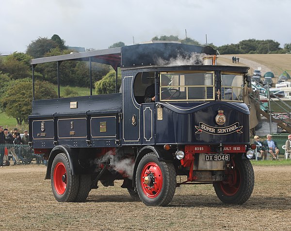Preserved 1930 built "Super Sentinel" undertype steam lorry