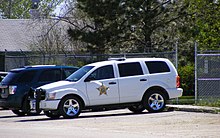 Personal service of civil documents is often done by sheriff's deputies. TCSheriff.JPG