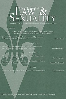 <i>Tulane Journal of Law & Sexuality</i> Academic journal