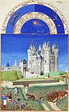 Monatsbild „September“, Très Riches Heures des Herzogs von Berry (1412-16/1485.