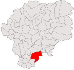 Location of Teaca
