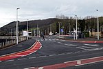 La entrada a la nueva estación de Bow Street (geografía 6753788) .jpg