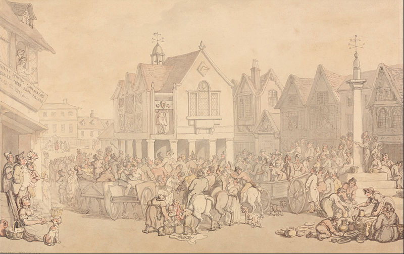 File:Thomas Rowlandson - Newbury Market Place, Berkshire - Google Art Project.jpg