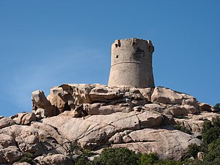 Torra di Senetosa Genoese coastal defence tower in Corsica