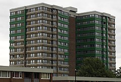 Tower block with cladding exposed in Sheffield 2017.jpg