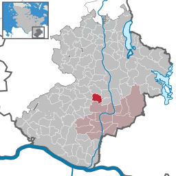 Läget för kommunen Tramm i Kreis Herzogtum Lauenburg