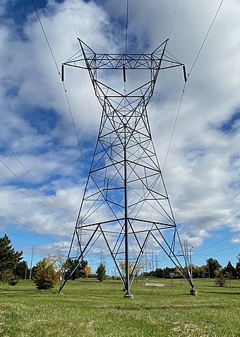 Transmission tower in Toronto, ON