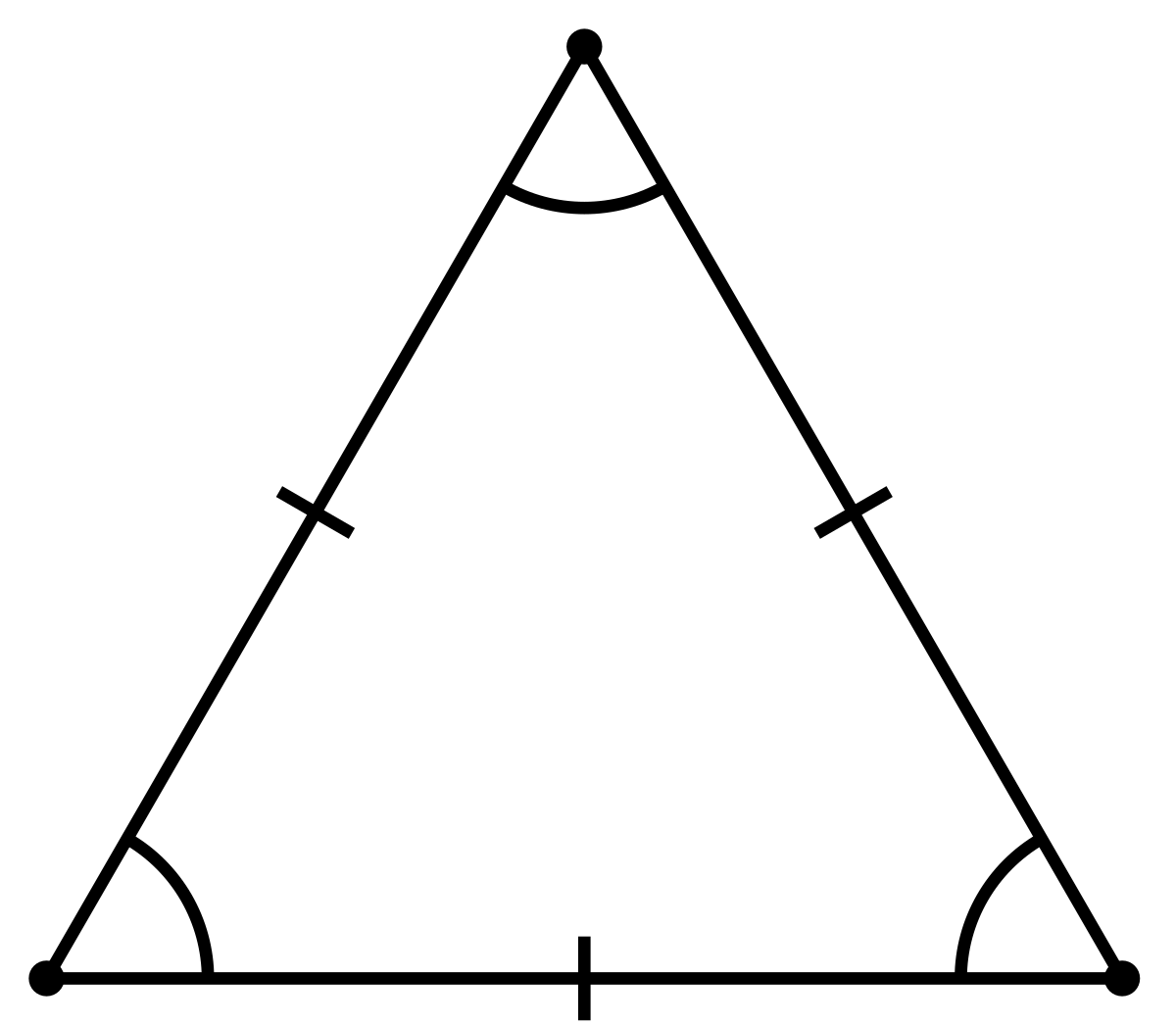 равносторонний треугольник — Викисловарь