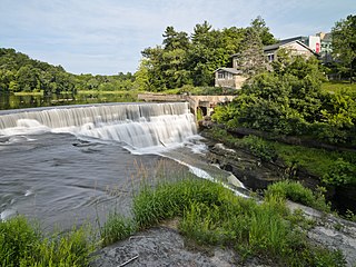 <span class="mw-page-title-main">Triphammer Falls</span> Waterfall in Ithaca, New York