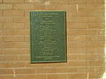 Turner County Courthouse Restoration Plaque 2001