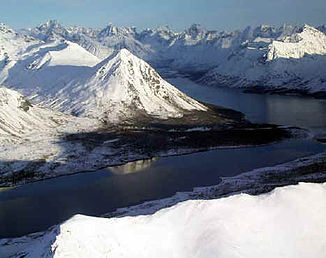 The Twin Lakes, headwaters of the Chilikadrotna River