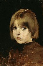 Portrait d'une jeune fille, 1886, Helsinki, Galerie nationale de Finlande.