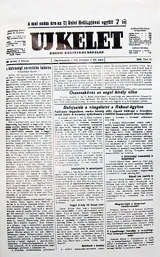 <i>Új Kelet</i> Periodical literature