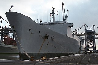 SS <i>Antares</i> US Navy Algol class cargo ship launched 1972