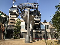 運河パーク駅付近（開業前日に撮影）