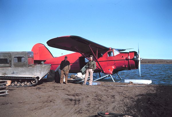 Noorduyn Norseman float plane in Alaska, 1950