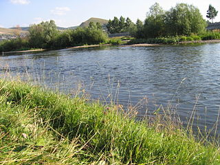 Река Юрюзань, протекающая в исторической части Усть-Катава