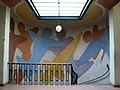 Frescă în casa scărilor a clădirii Van-de-Velde (atelierul institutului Bauhaus).