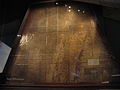 A Vasa vitorláit is rekonstruálták, ez a legnagyobb darab, a tatvitorla