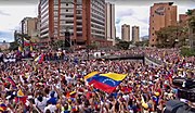 بندانگشتی برای اعتراضات ۲۰۱۹ ونزوئلا