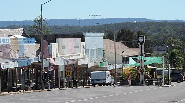 View down Newton Street, 2014