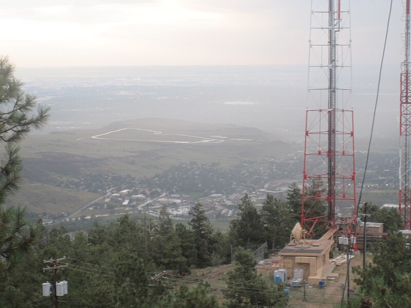 File:View from radio towers at Lookout Mountain, CO IMG 5488.JPG