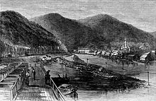 View of Mauch Chunk in 1869 View of Mauch Chunk, Carbon County, PA.jpg