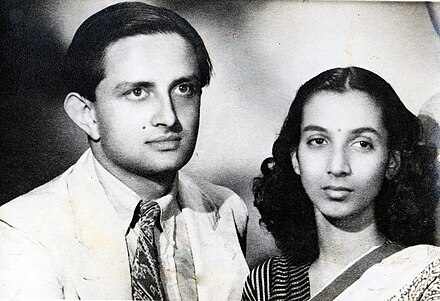 Vikram and Mrinalini Sarabhai c. 1948