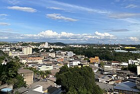Vista parcial do bairro Jardim Panorama a partir da Rua Serra do Miradouro