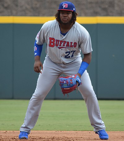 Guerrero with the Buffalo Bisons in 2018